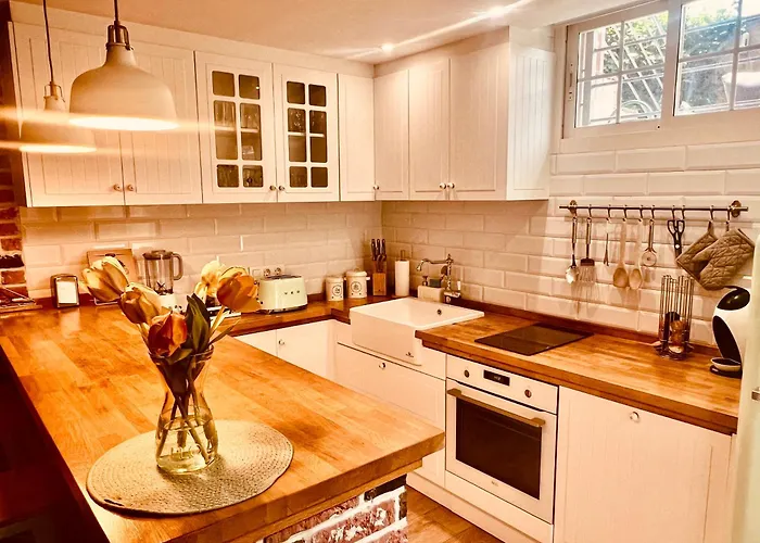 Loft De Estilo Industrial Con Jardin Y Garaje Privados *